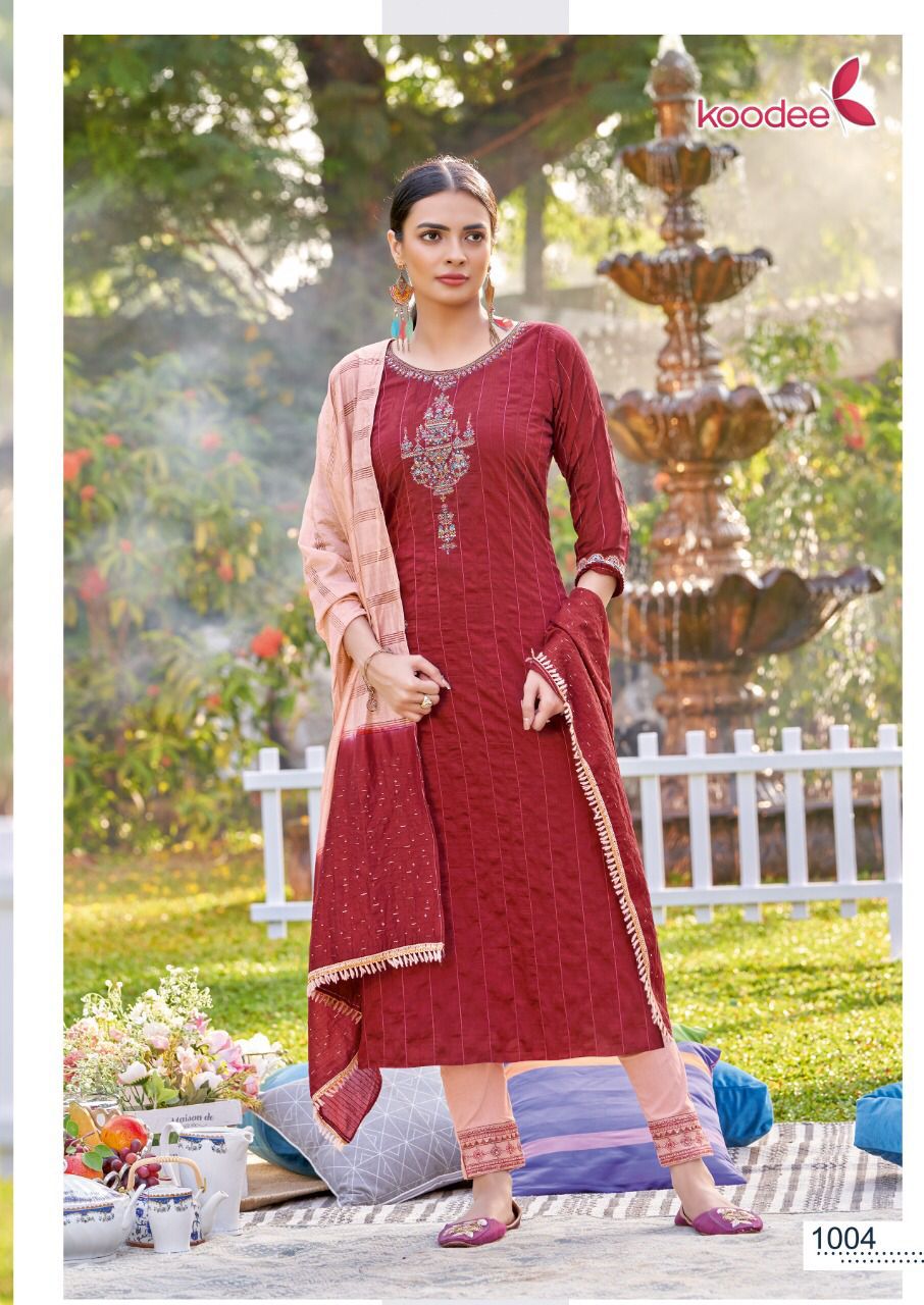 Riya 3 By Koodee Readymade Salwar Suits Catalog